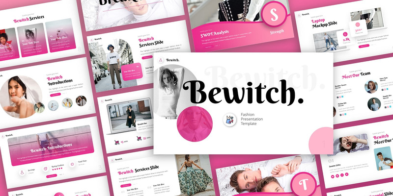 Bewitch - 时尚多功能PowerPoint模板 - Features Image 1