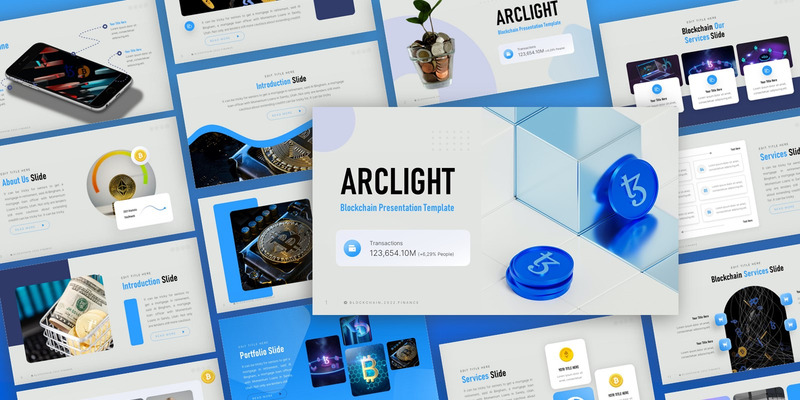 Arclight - Modello PowerPoint multiuso Blockchain - Caratteristiche Immagine 1