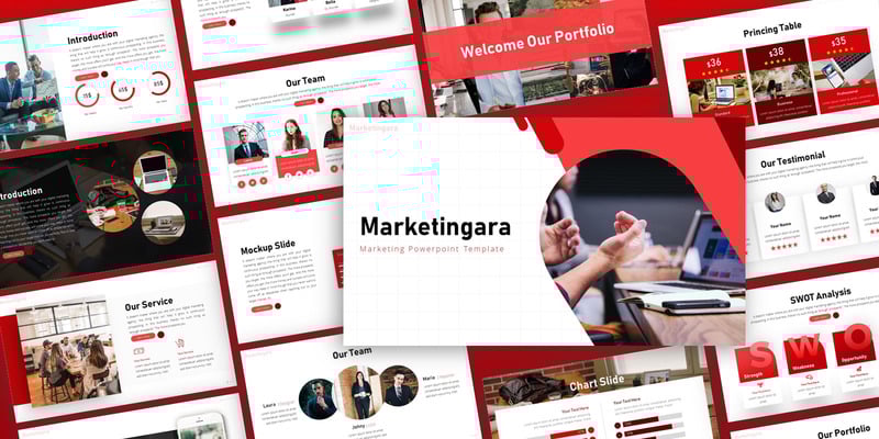 Marketingara - Marketing Multipurpose PowerPoint Template - Features Image 1