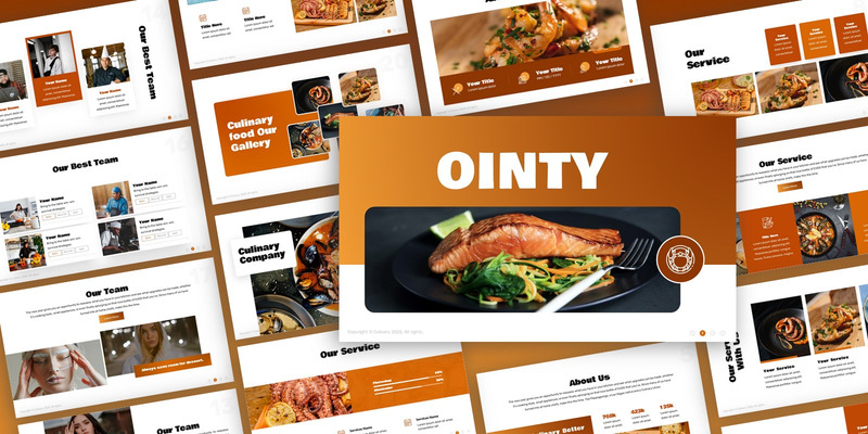 Ointy - 烹饪多用途PowerPoint模板 - Features Image 1