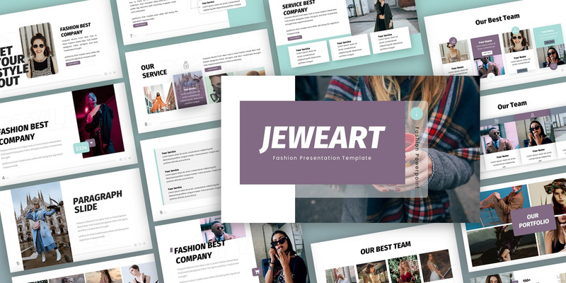 Jeweart - Modello PowerPoint multiuso alla moda - Caratteristiche Immagine 1
