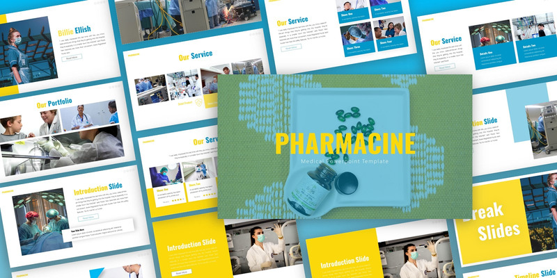 Apotheek - Medische Sjablonen PowerPoint presentatie - Features Image 1