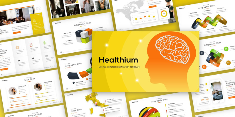 Healthium - Modello PowerPoint multiuso di salute mentale - Caratteristiche Immagine 1