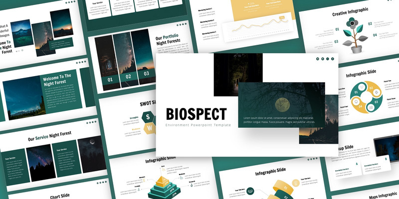Biospect - Modello PowerPoint multiuso per l'ambiente - Caratteristiche Immagine 1