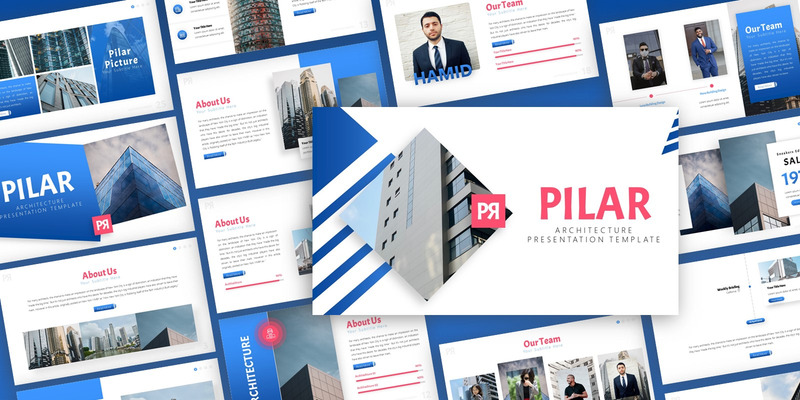 Pilar - Architectuur Multifunctionele PowerPoint-presentatie - Features Image 1