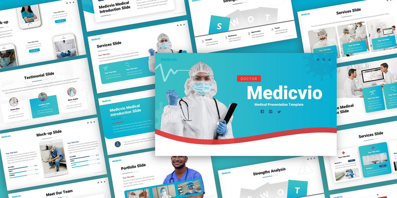 Medicvio Medical Multipurpose PowerPoint Template - Features Image 1