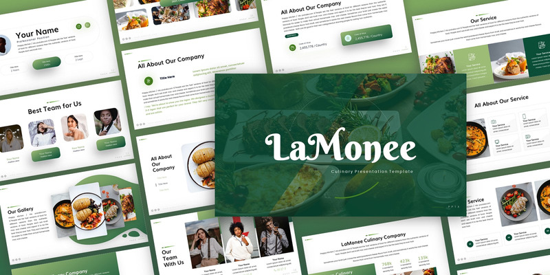 LaMonee - Culinary Multipurpose PowerPoint Template - Features Image 1