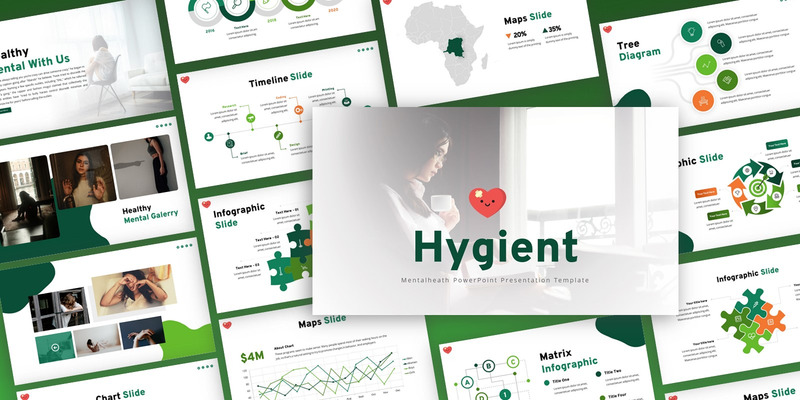 Igiene - Modello Powerpoint multiuso per la salute mentale - Caratteristiche Immagine 1