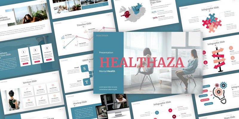 Healthaza - Modèle PowerPoint polyvalent de mode - Caractéristiques de l’image 1