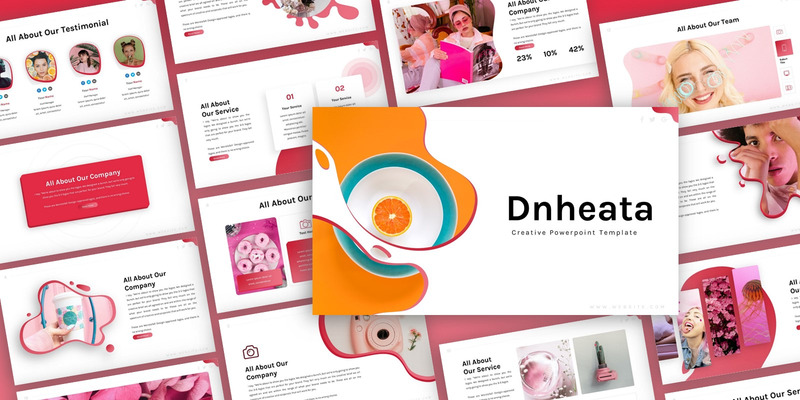 Dnheata - Modello PowerPoint multiuso creativo - Caratteristiche Immagine 1