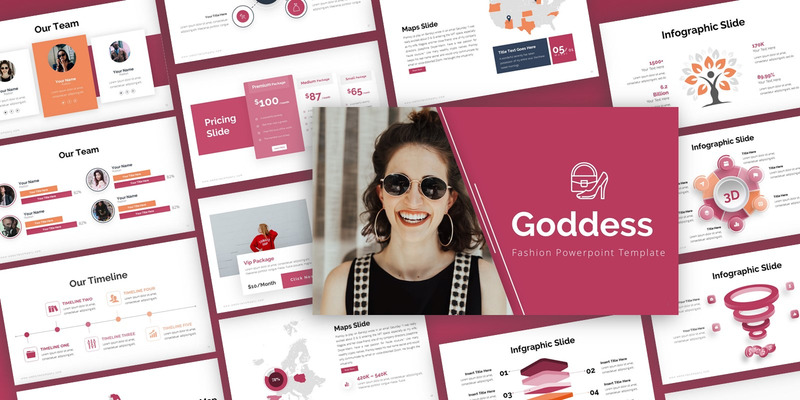 Dea - Modello PowerPoint multiuso alla moda - Caratteristiche Immagine 1