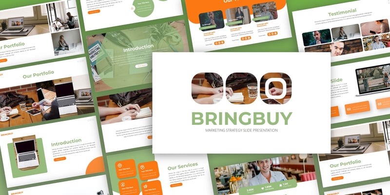 Bringbuy - Modello PowerPoint multiuso di marketing Marketing - Caratteristiche Immagine 1
