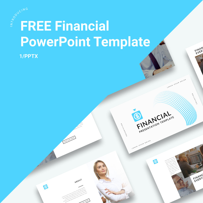 Finanční šablona PowerPoint zdarma - Features Image 1