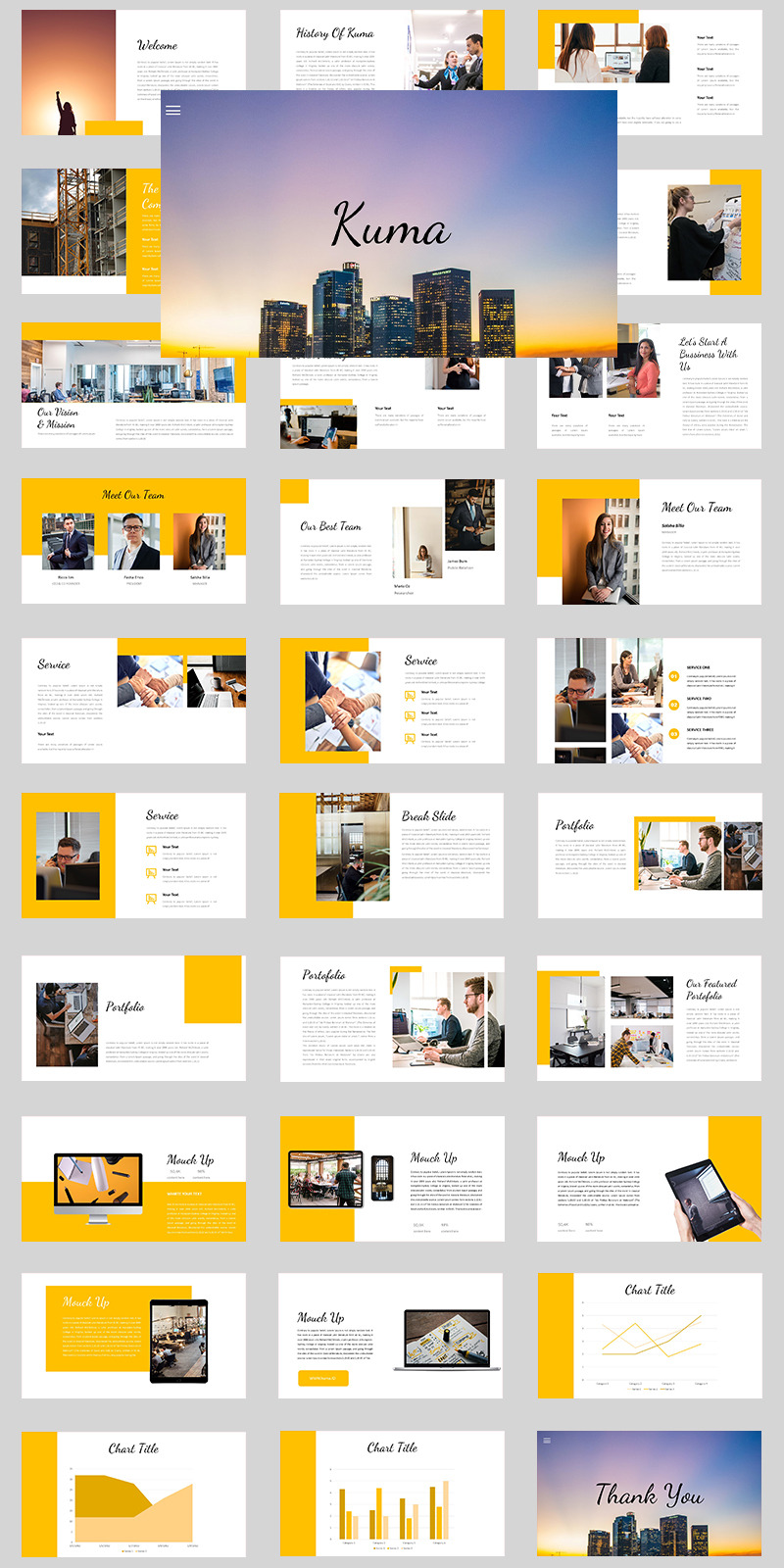 Kuma PowerPoint Template - Features Image 1
