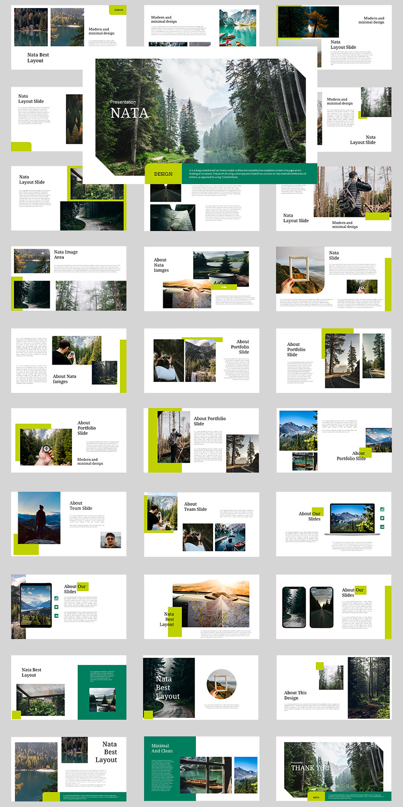 Nata-创意商业PowerPoint模板 - Features Image 1