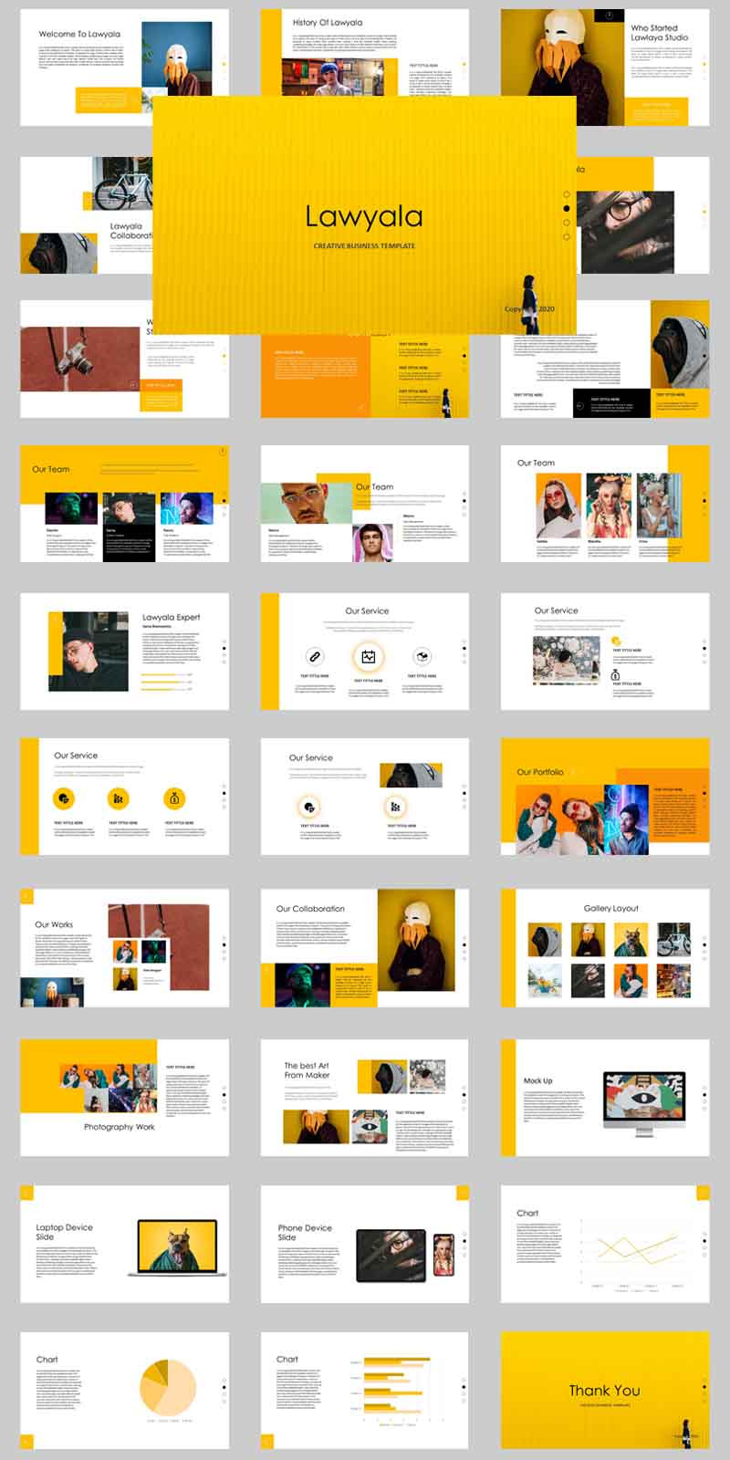 Lawyala I pattern delle presentazioni del PowerPoint - Caratteristiche Immagine 1