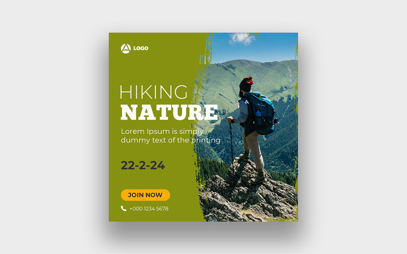 Hiking Nature Social Media Post - Features Image 1