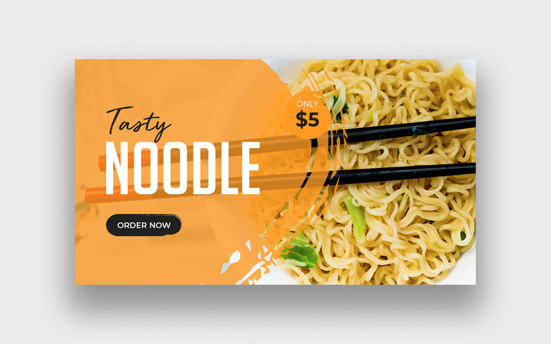 Noodle YouTube Thumbnail Template - Features Image 1
