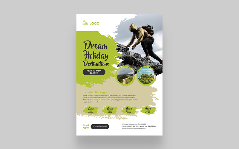 Modern Travel Flyer Design - Features Image 2