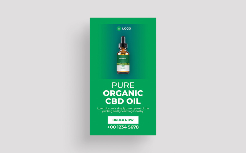 CBD Facebook Instagram Story Design - Features Image 1