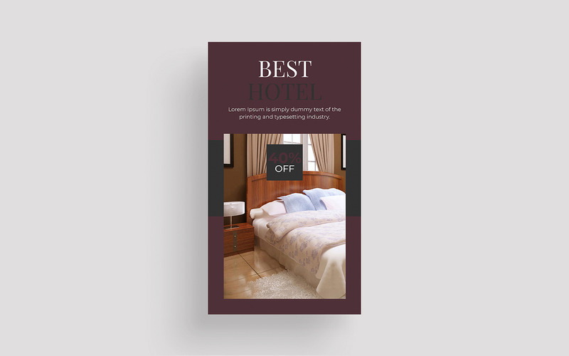 Hotel Facebook Instagram Story Template - Features Image 4