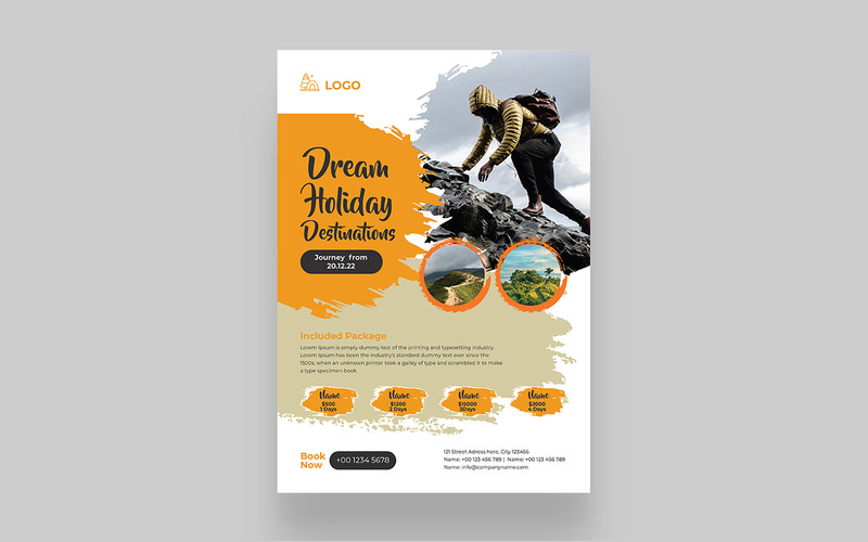Modern Travel Flyer Design - Features Image 1