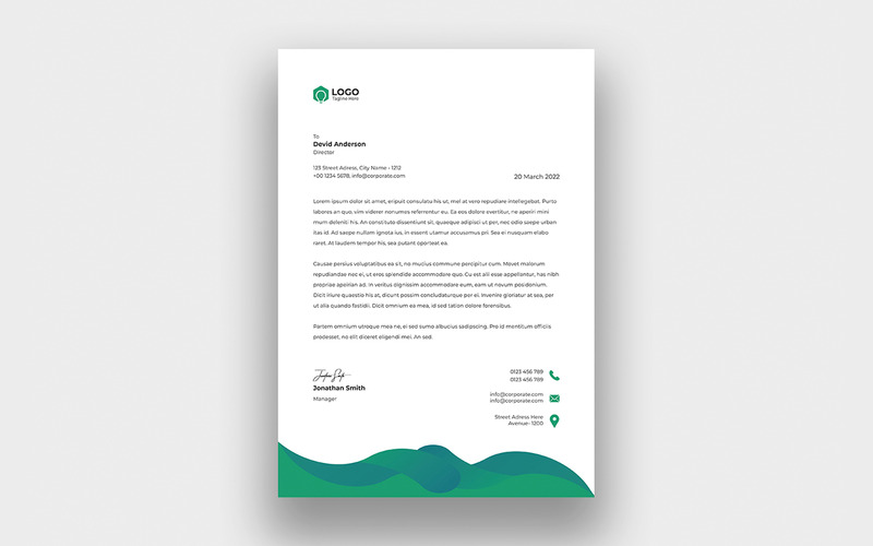 Modern Corporate Creative Business Letterhead Template - Features Image 3