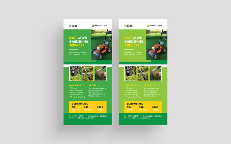Lawn Mower Rack Card Bundle - Features Image 4