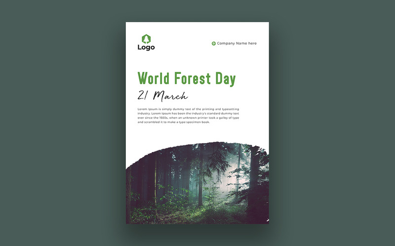 Modèle de flyer du jour de la forêt - Caractéristiques de l’image 1