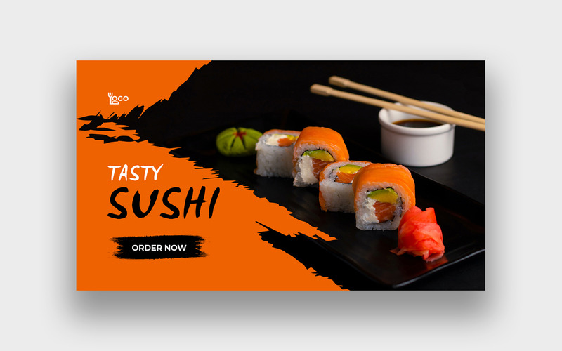 Modern Food Sushi YouTube-thumbnail - Features Image 1