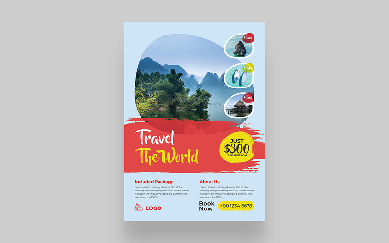 Travel Agency Flyer Design - Features Image 2