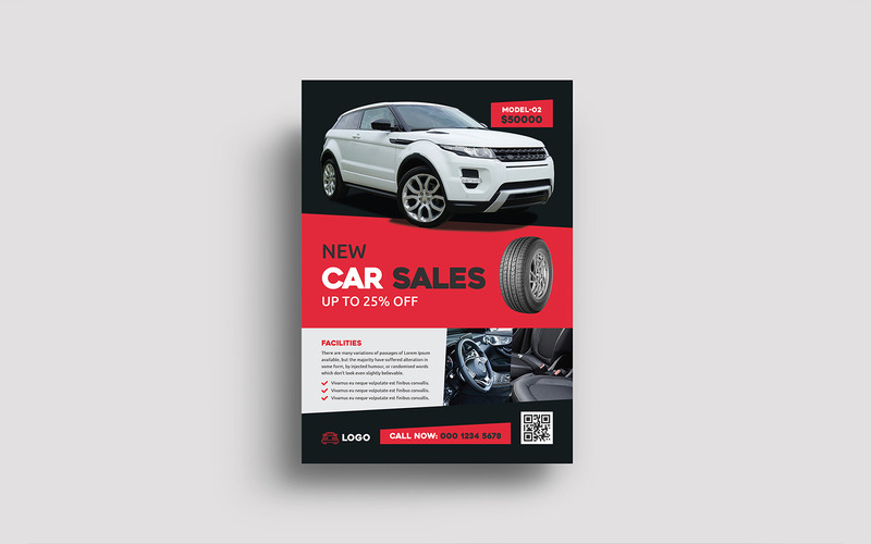 Car Sale Flyer Poster Design - Features Image 1
