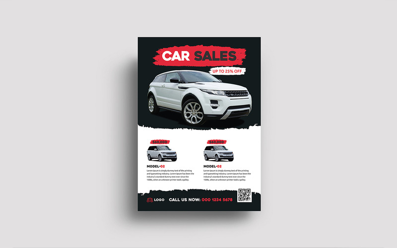 Car Sale Flyer Design Template Bundle - Features Image 4
