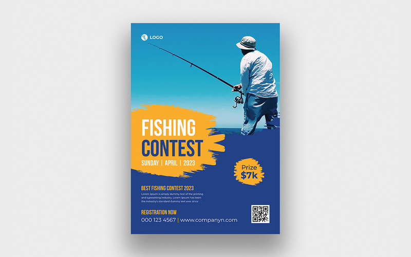 Fishing Flyer Design Template v7 - Features Image 1