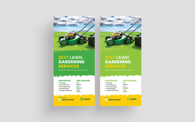 Lawn Mower Rack Card Bundle - Features Image 2