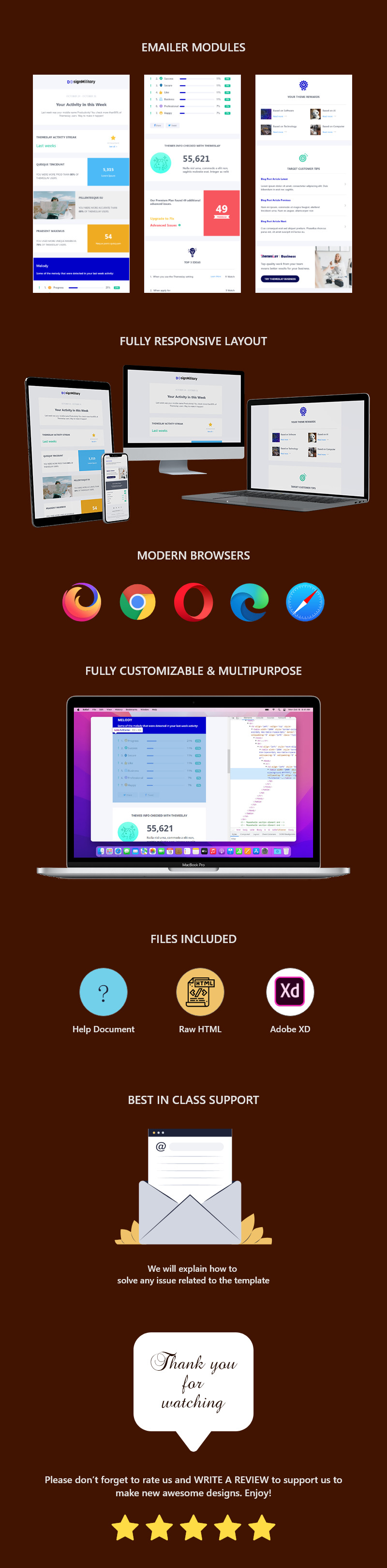 Productive - Email Template Responsive Newsletter - Features Image 1