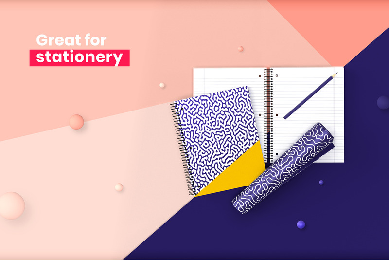 Organico - Modello di raccolta di 120 trame e pennelli - Caratteristiche Immagine 9