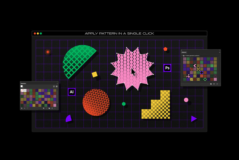 Grassetto geometrico Seamless s Collection Pattern - Caratteristiche Immagine 5