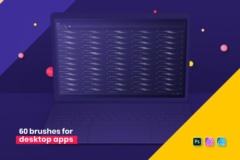 Organico - Modello di raccolta di 120 trame e pennelli - Caratteristiche Immagine 23