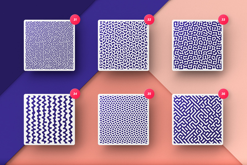 Organico - Modello di raccolta di 120 trame e pennelli - Caratteristiche Immagine 14