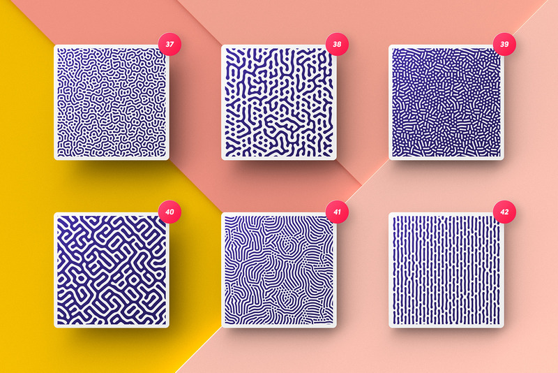 Organico - Modello di raccolta di 120 trame e pennelli - Caratteristiche Immagine 16