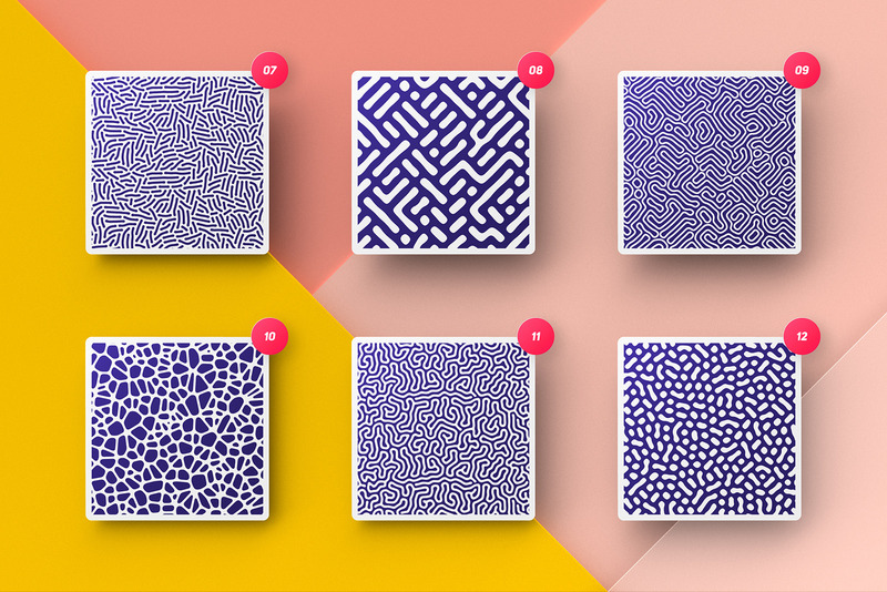 Organico - Modello di raccolta di 120 trame e pennelli - Caratteristiche Immagine 6