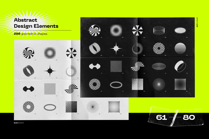 Abstract Design Elements Collection - Vector Image - Features Image 12