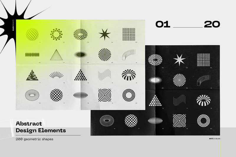 Abstract Design Elements Collection - Vector Image - Features Image 4