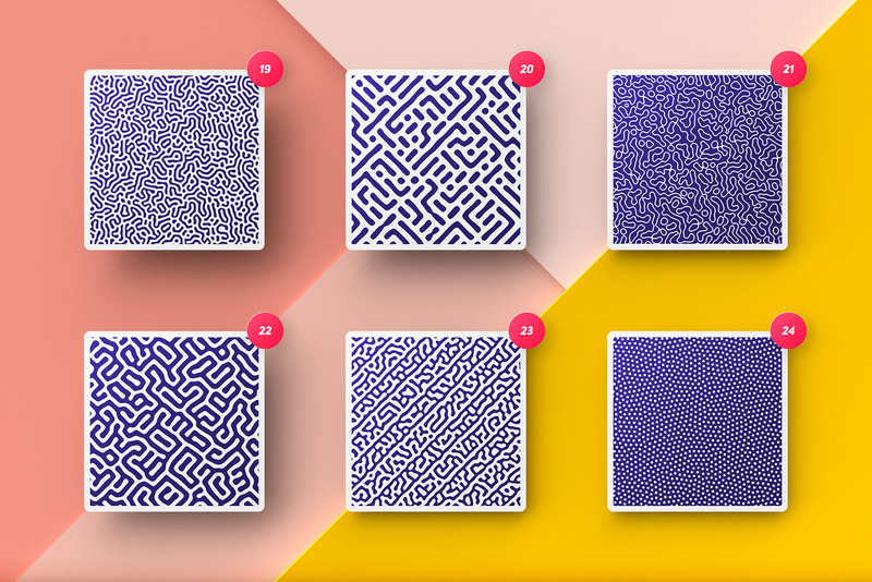 Organico - Modello di raccolta di 120 trame e pennelli - Caratteristiche Immagine 10