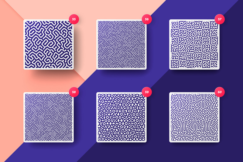 Organico - Modello di raccolta di 120 trame e pennelli - Caratteristiche Immagine 22