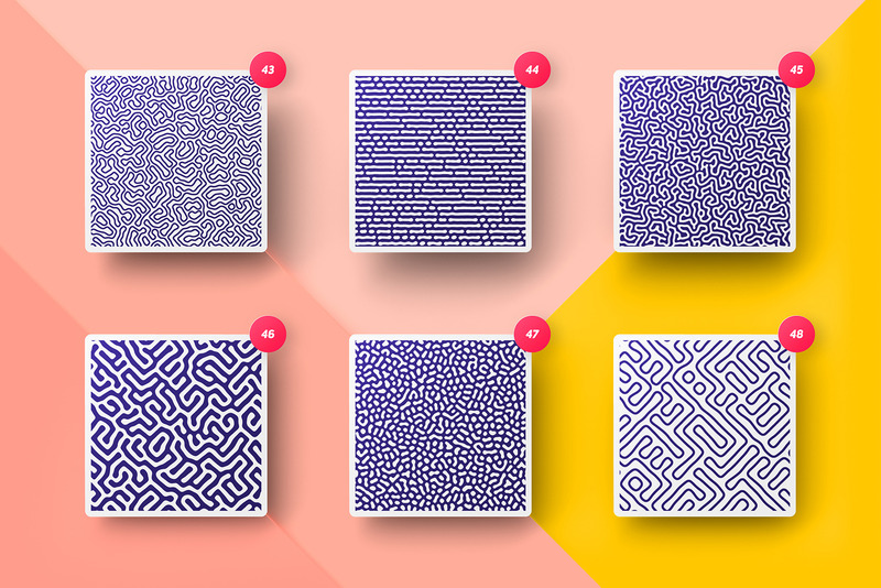 Organico - Modello di raccolta di 120 trame e pennelli - Caratteristiche Immagine 18