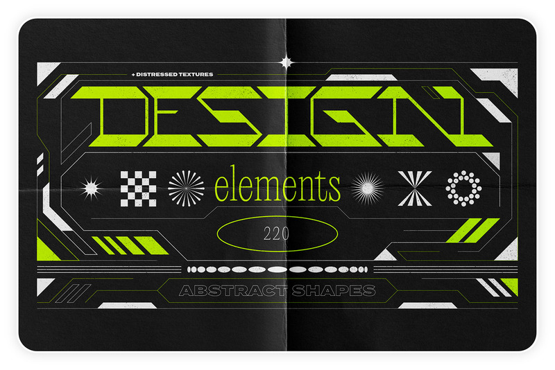 Abstract Design Elements Collection - Vector Image - Features Image 1