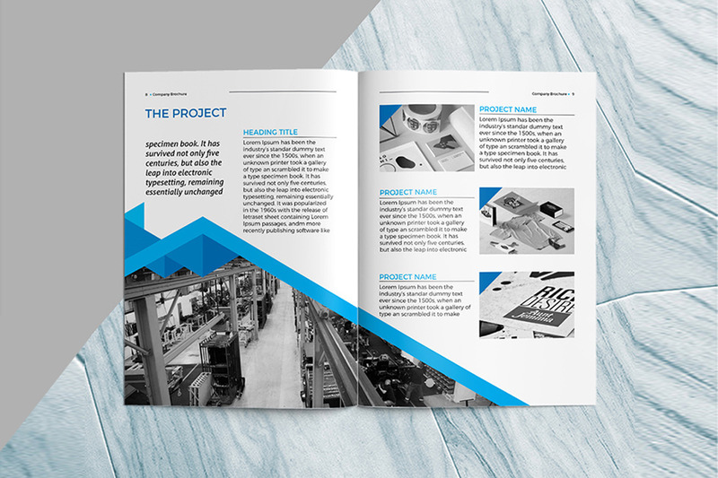 Company Brochure Template Design - Features Image 5