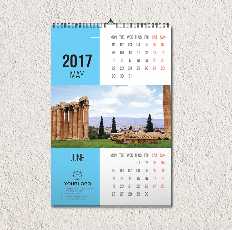 Unique Wall Calendar Template - Features Image 4